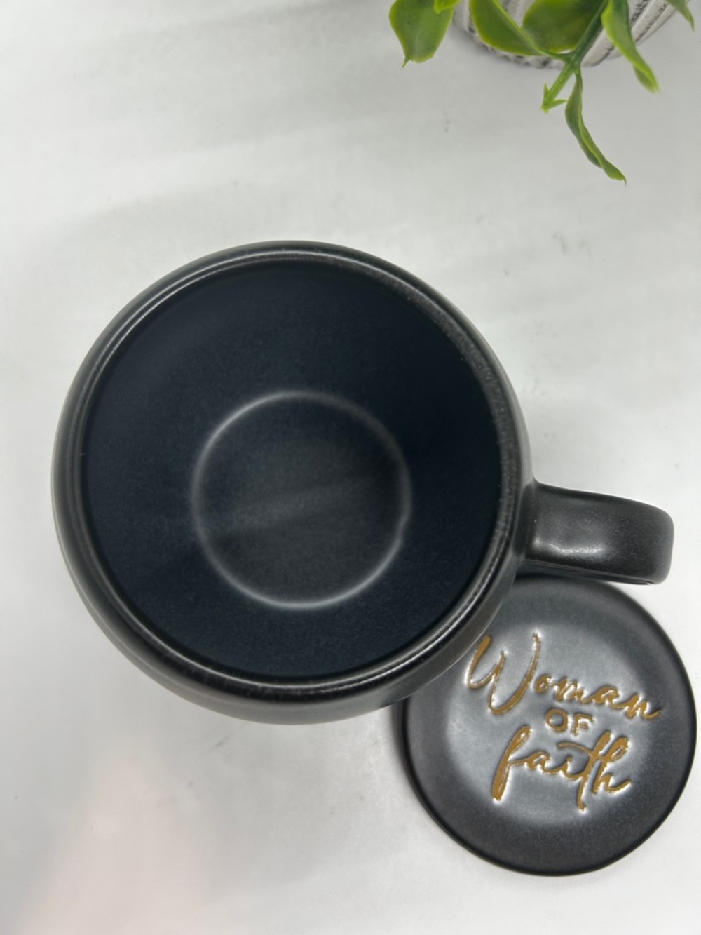 Woman of Faith" Ceramic Mug and Coaster Set from Abbey + CA Gift. 16Oz - Picture 9 of 9